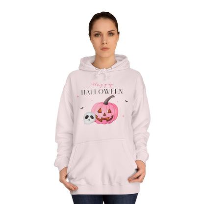 Happy Halloween Pink Pumkin Hoodie