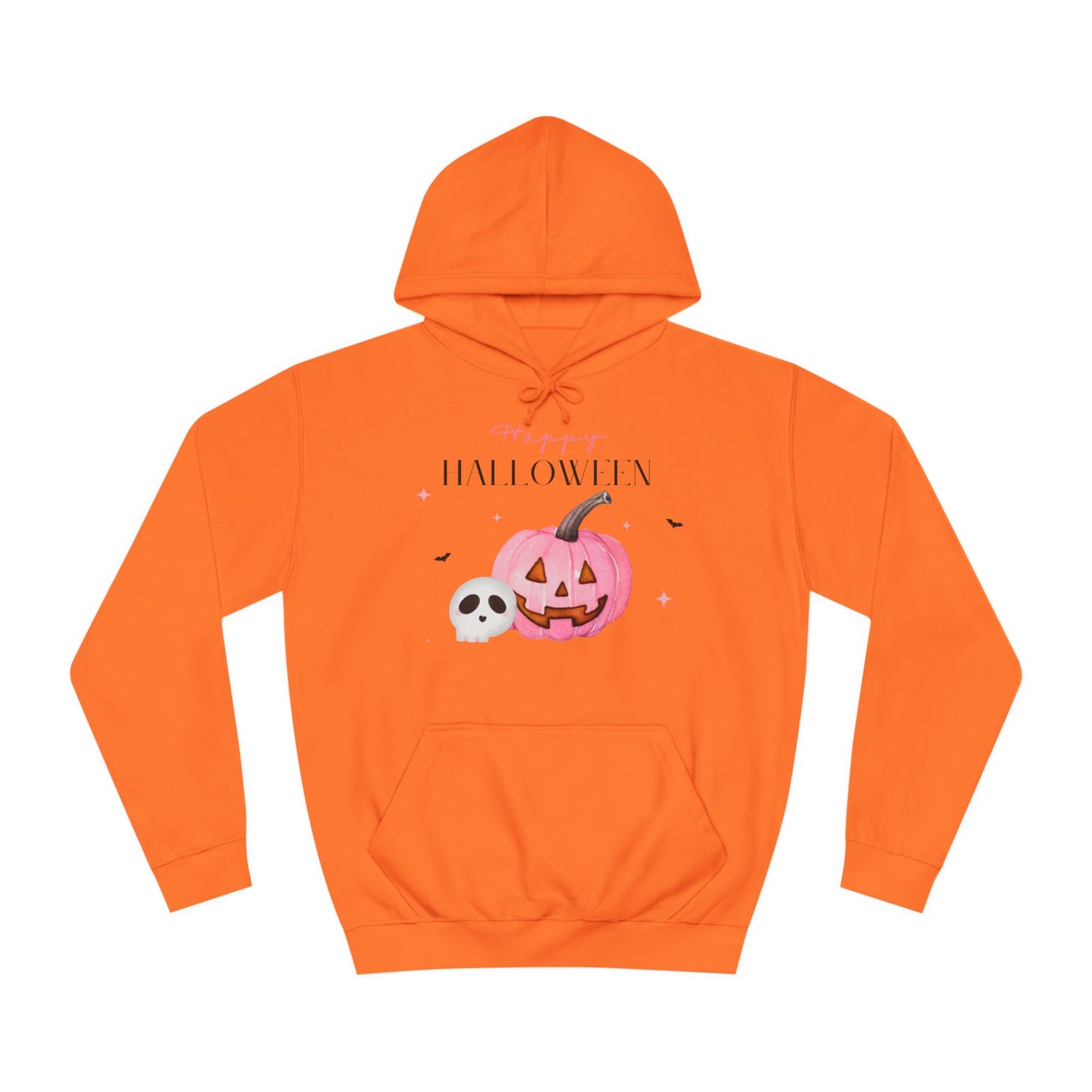 Happy Halloween Pink Pumkin Hoodie