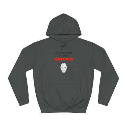 Cuddle and Watch Horror Movies Hoodie