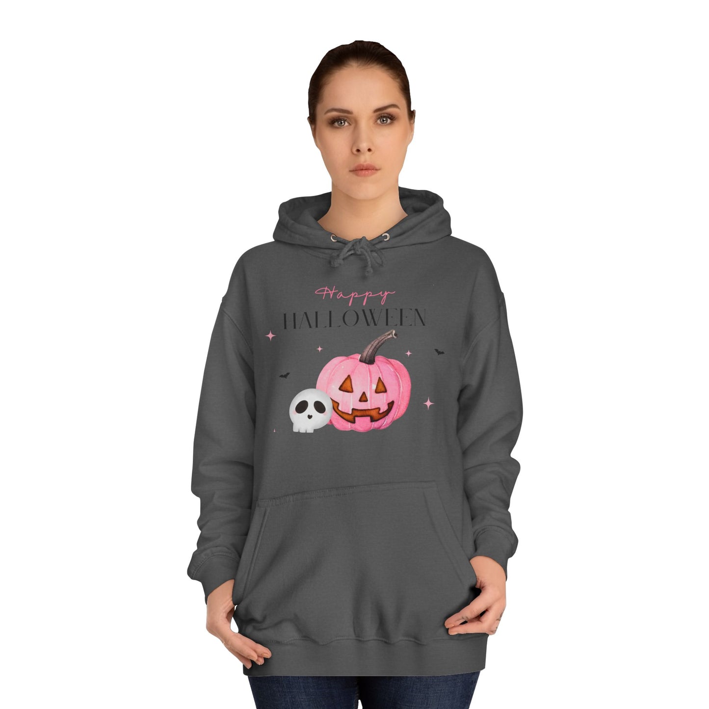 Happy Halloween Pink Pumkin Hoodie