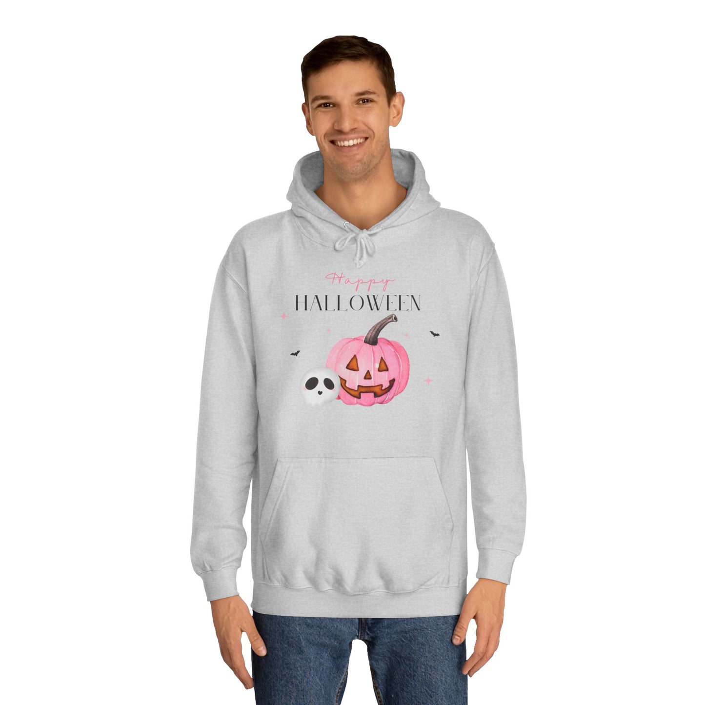 Happy Halloween Pink Pumkin Hoodie