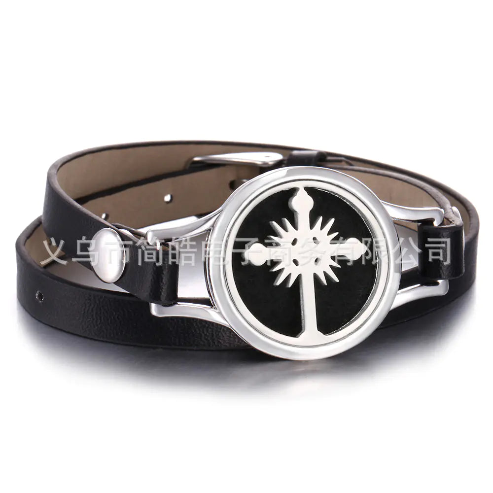 Essential Oil Diffuser Bracelet with Tree of Life Design