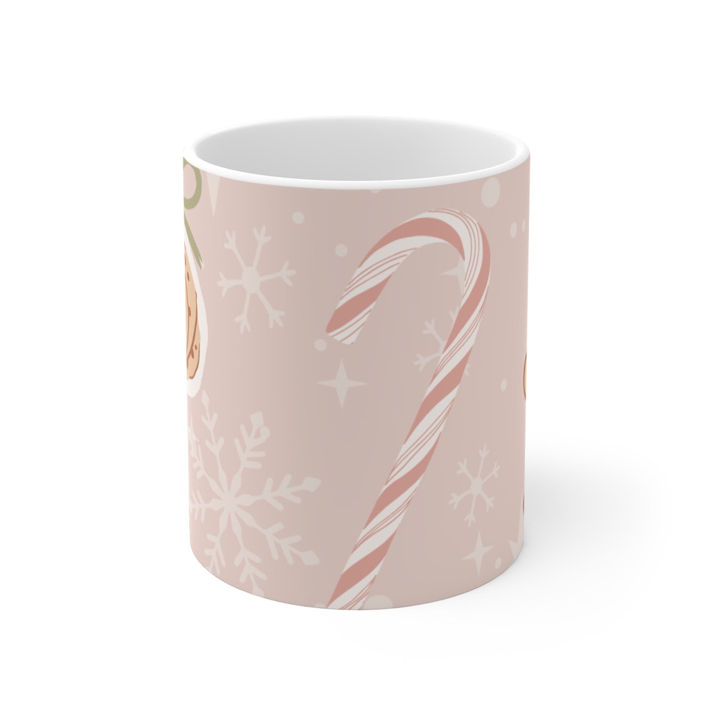 Pink Christmas Cookies Mug 11oz