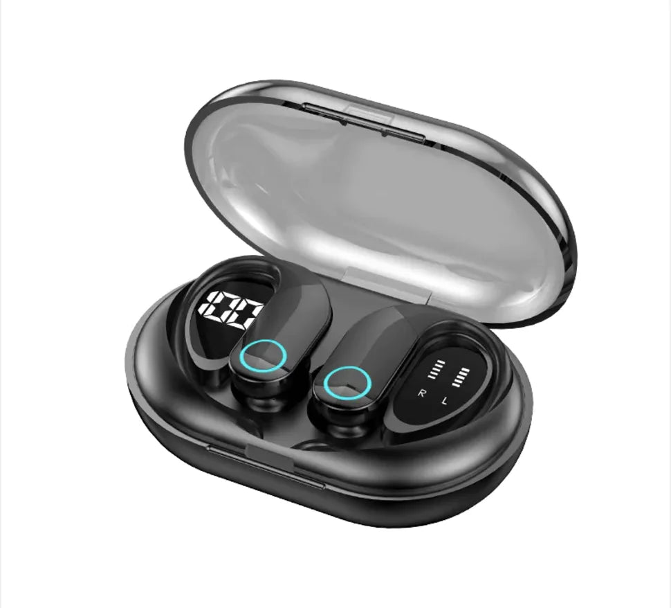 High-Power Bluetooth Sports Headset with Digital Display