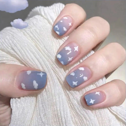 Short Ballet Wearable Fake Nails