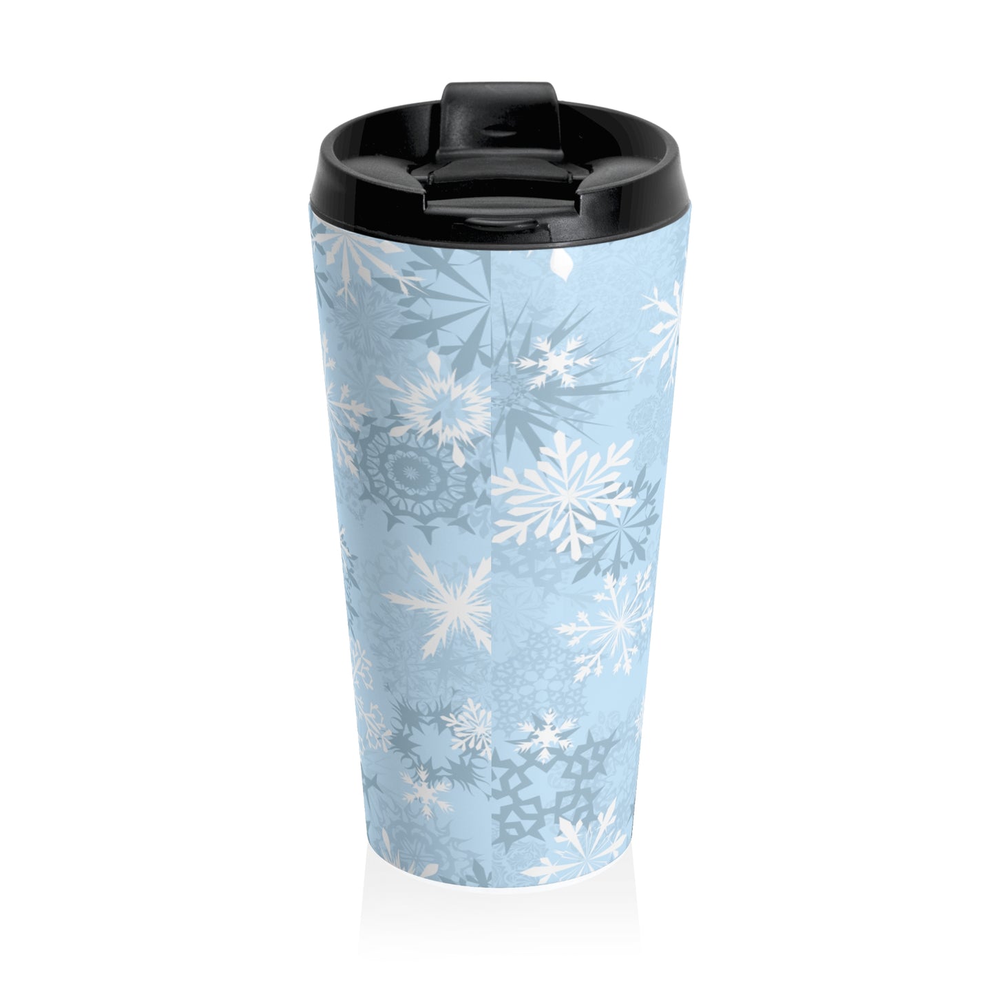 Snowflake Stainless Steel Travel Mug