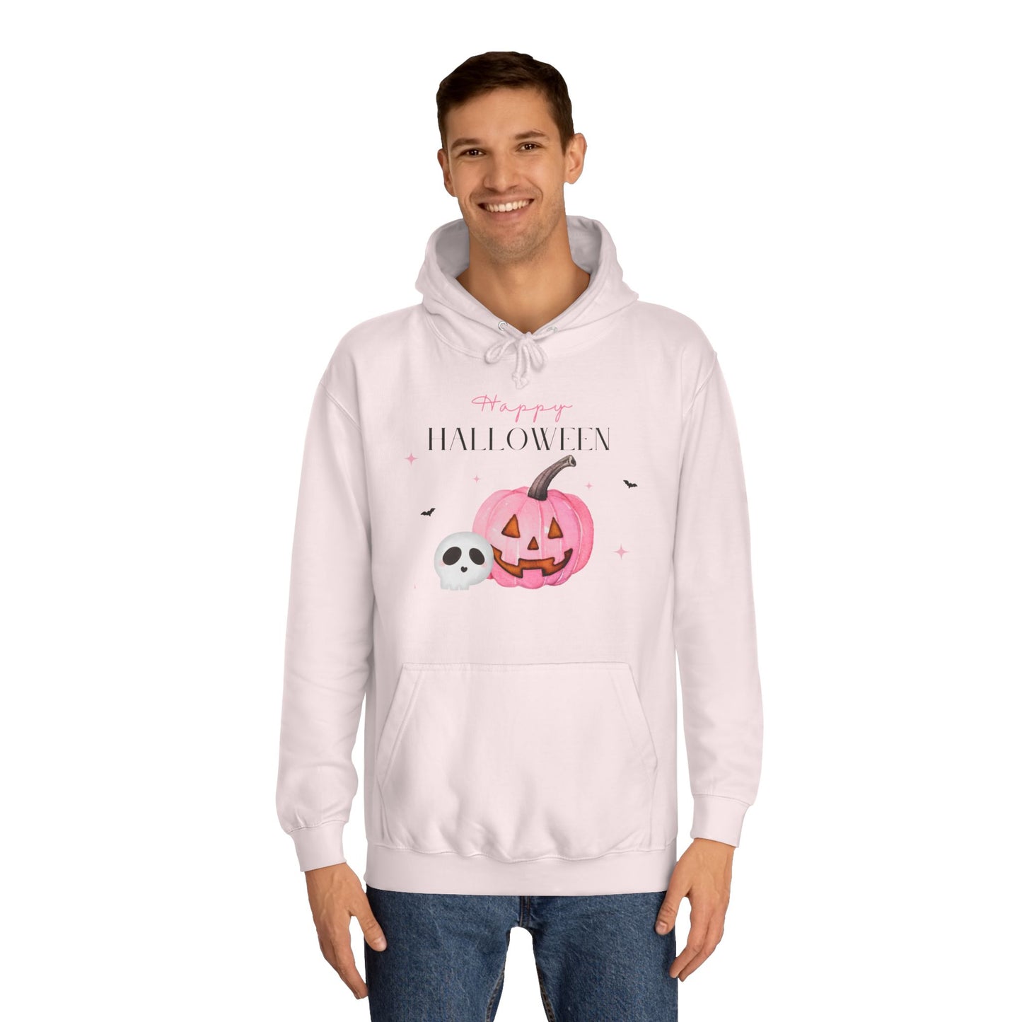 Happy Halloween Pink Pumkin Hoodie