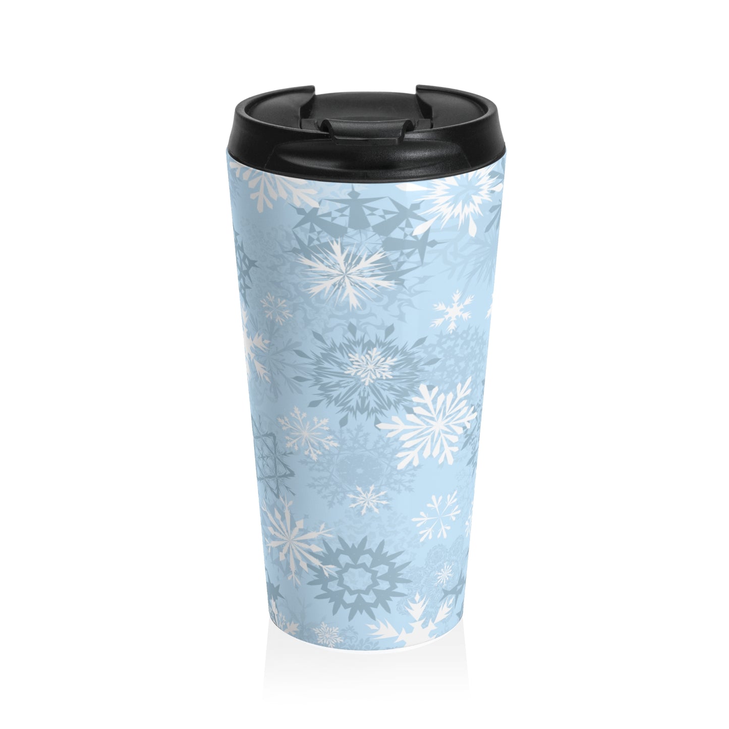 Snowflake Stainless Steel Travel Mug