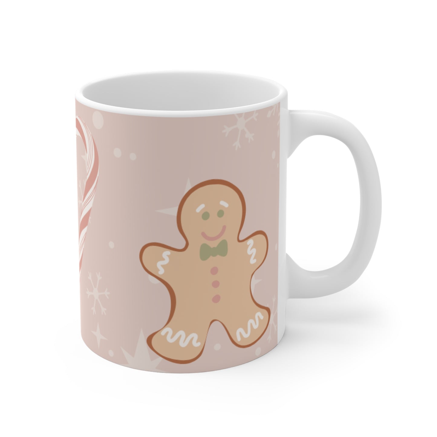 Pink Christmas Cookies Mug 11oz