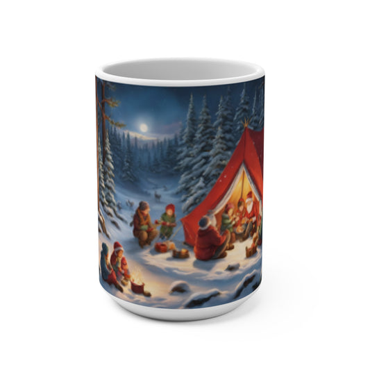 Christmas Camping Mug 15oz