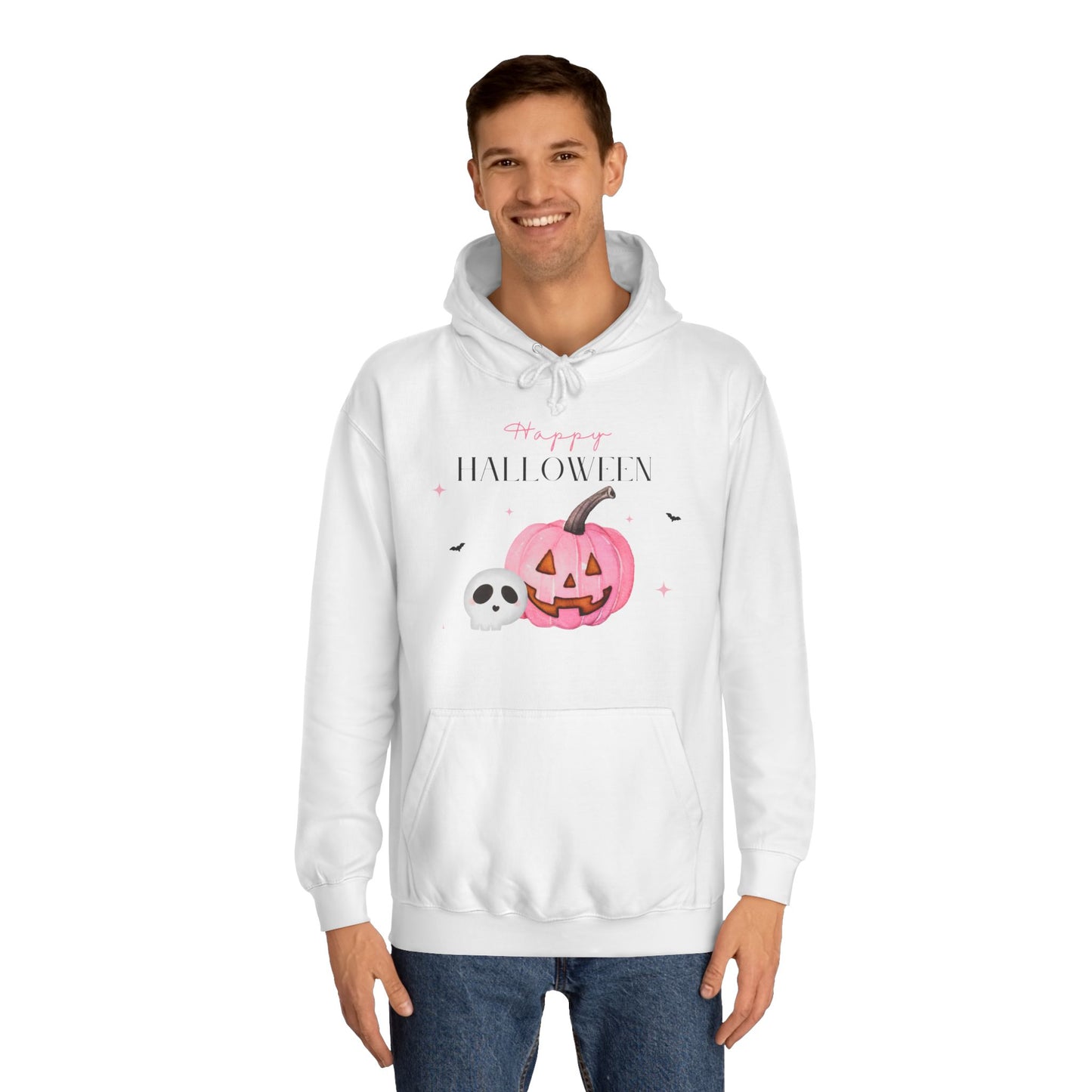 Happy Halloween Pink Pumkin Hoodie