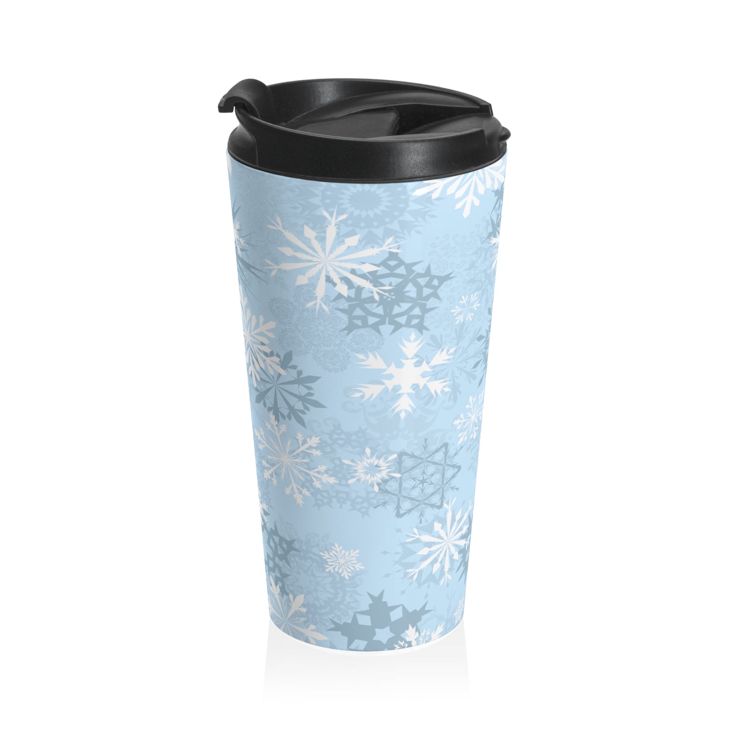 Snowflake Stainless Steel Travel Mug