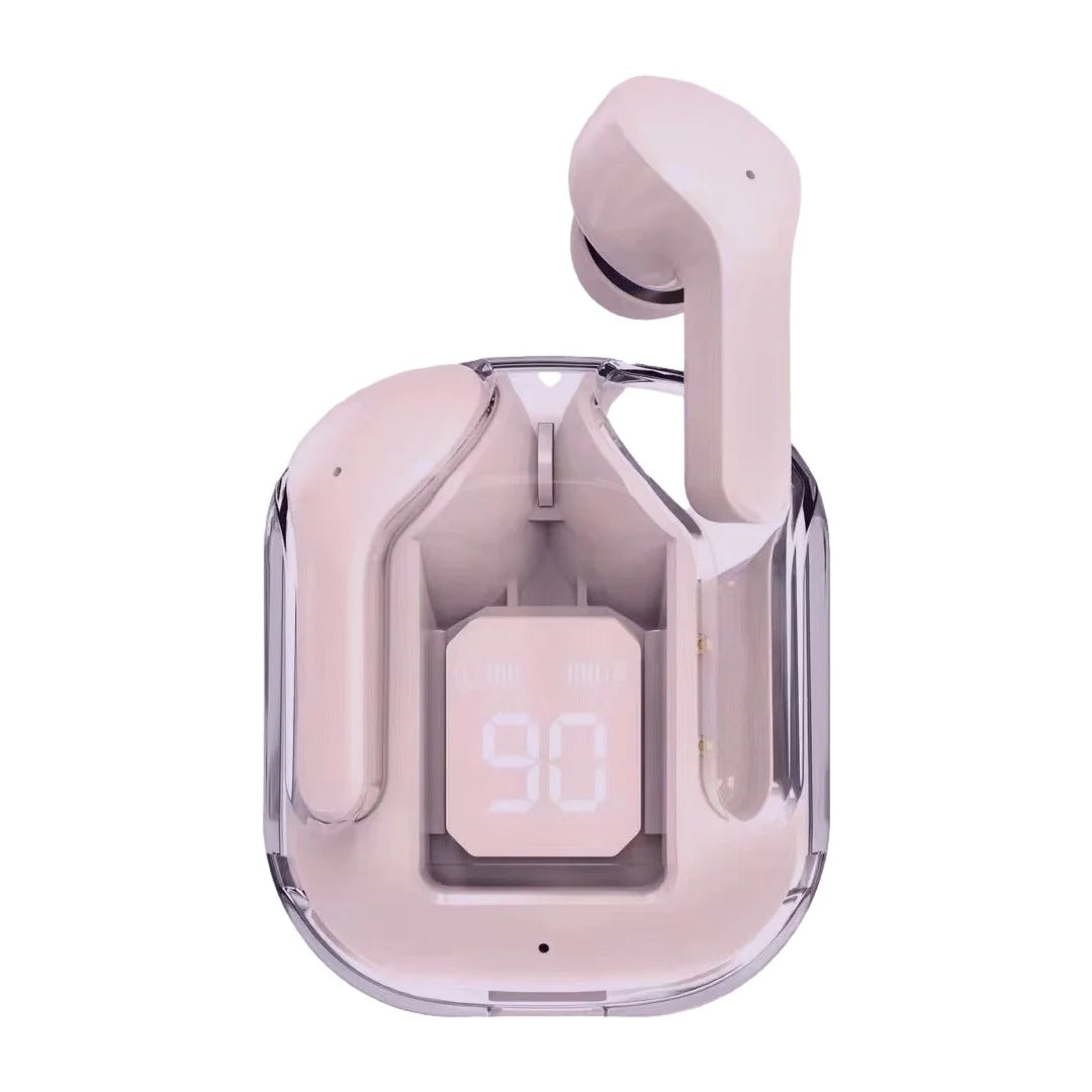 Transparent Space Capsule Bluetooth Earbuds