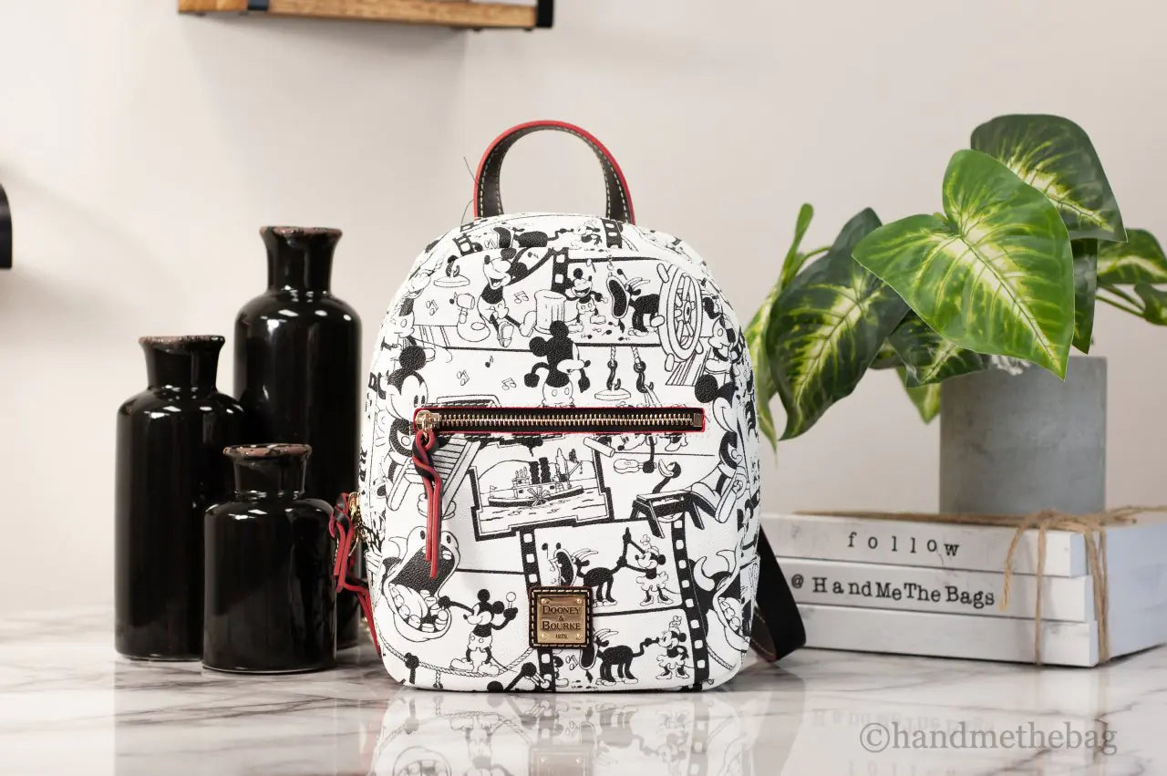 Dooney & Bourke Mickey Mouse Steamboat Willie Small Backpack