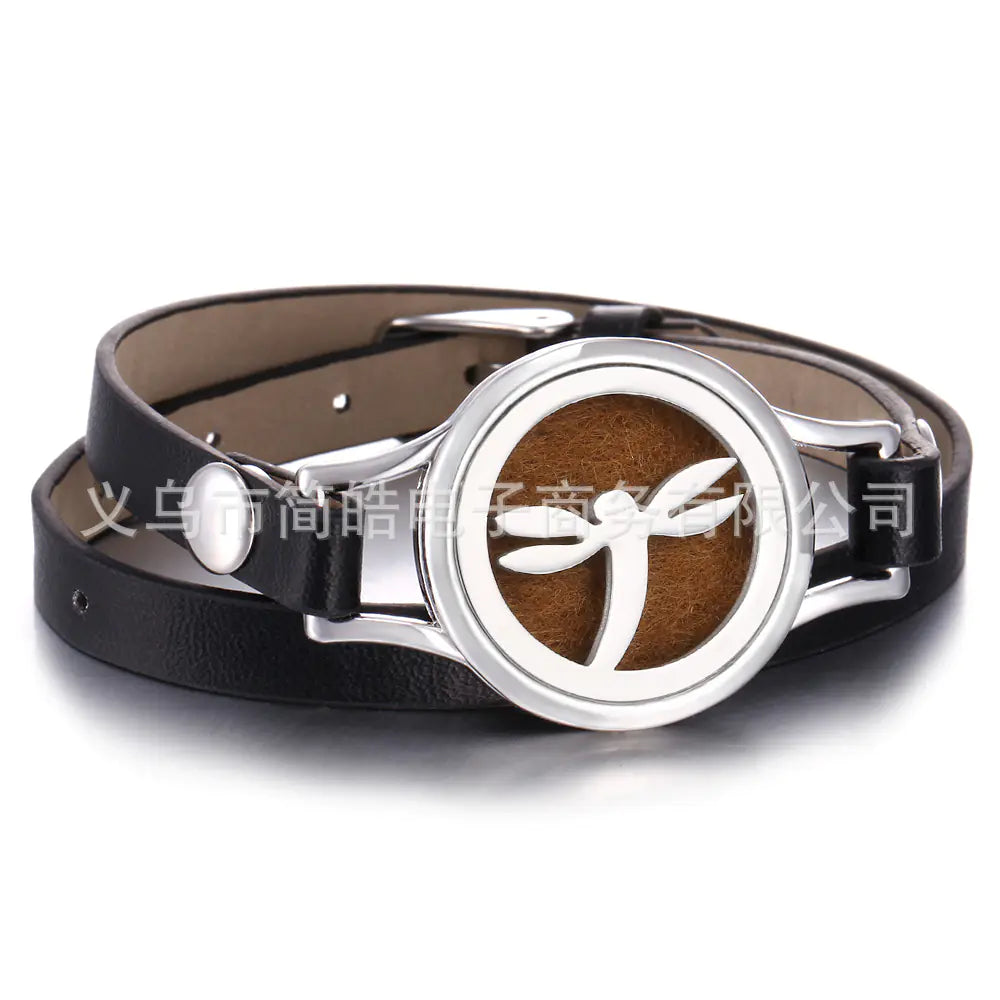 Essential Oil Diffuser Bracelet with Tree of Life Design