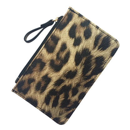 Leopard Slim Card Wallet