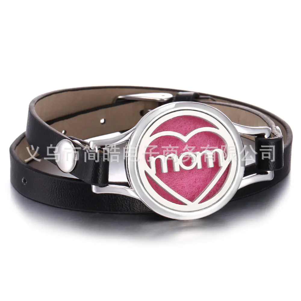 Essential Oil Diffuser Bracelet with Tree of Life Design