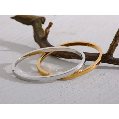 Stainless Steel Round Bangle