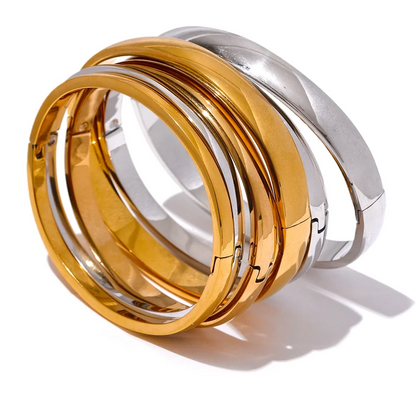 Stainless Steel Round Bangle