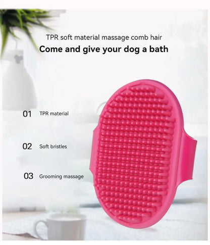 Pet Silicone Bath Brush