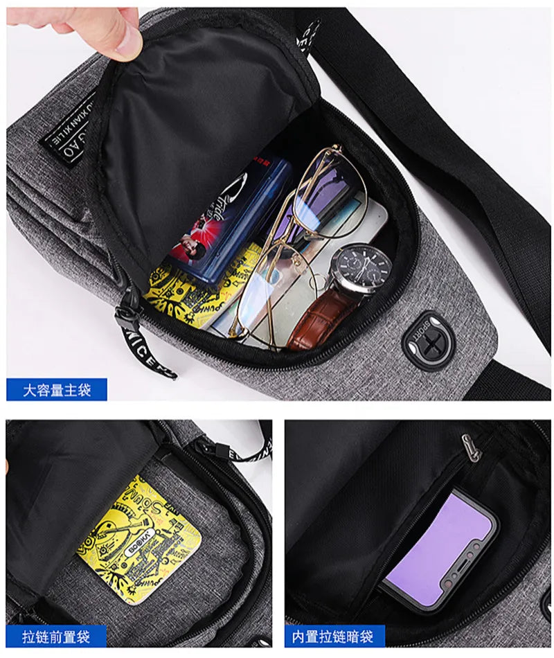 Men's Chest Bag