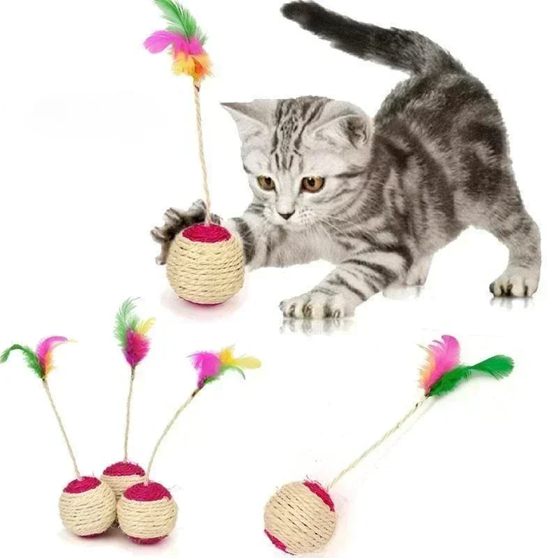 Cat Interactive Scratching Ball Toy