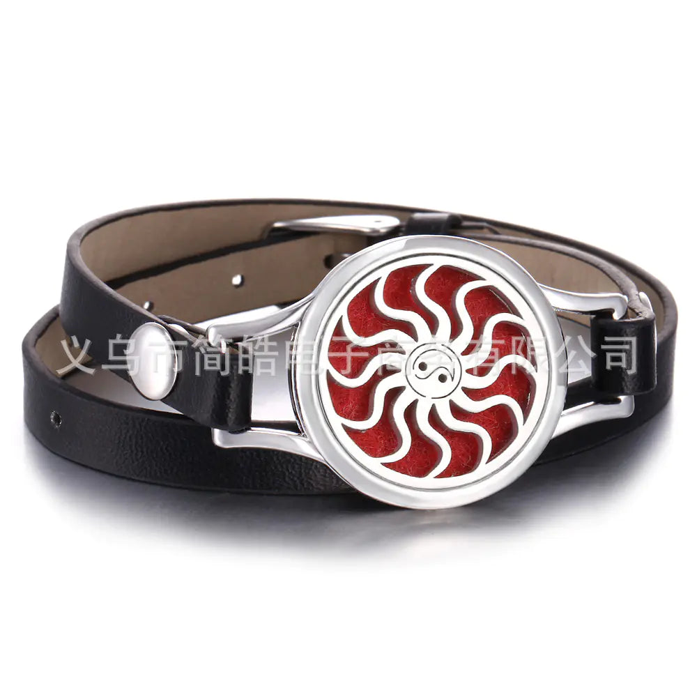 Essential Oil Diffuser Bracelet with Tree of Life Design