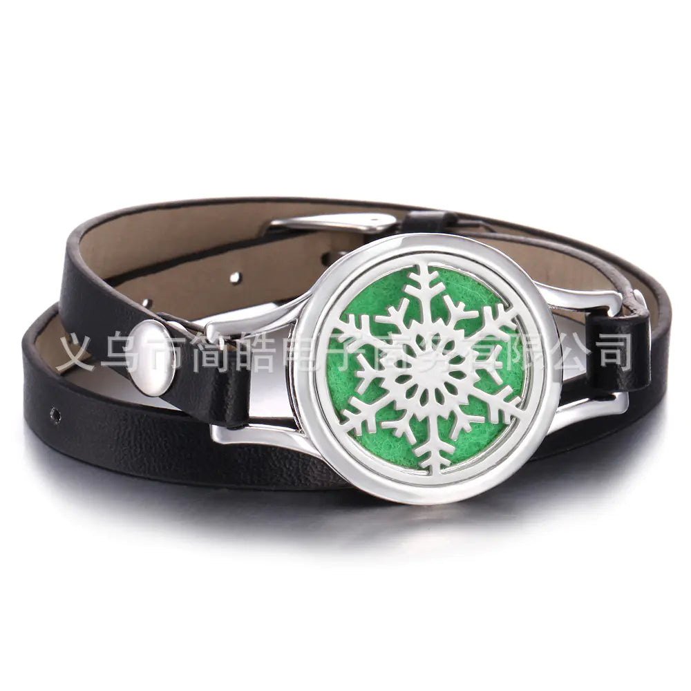 Essential Oil Diffuser Bracelet with Tree of Life Design
