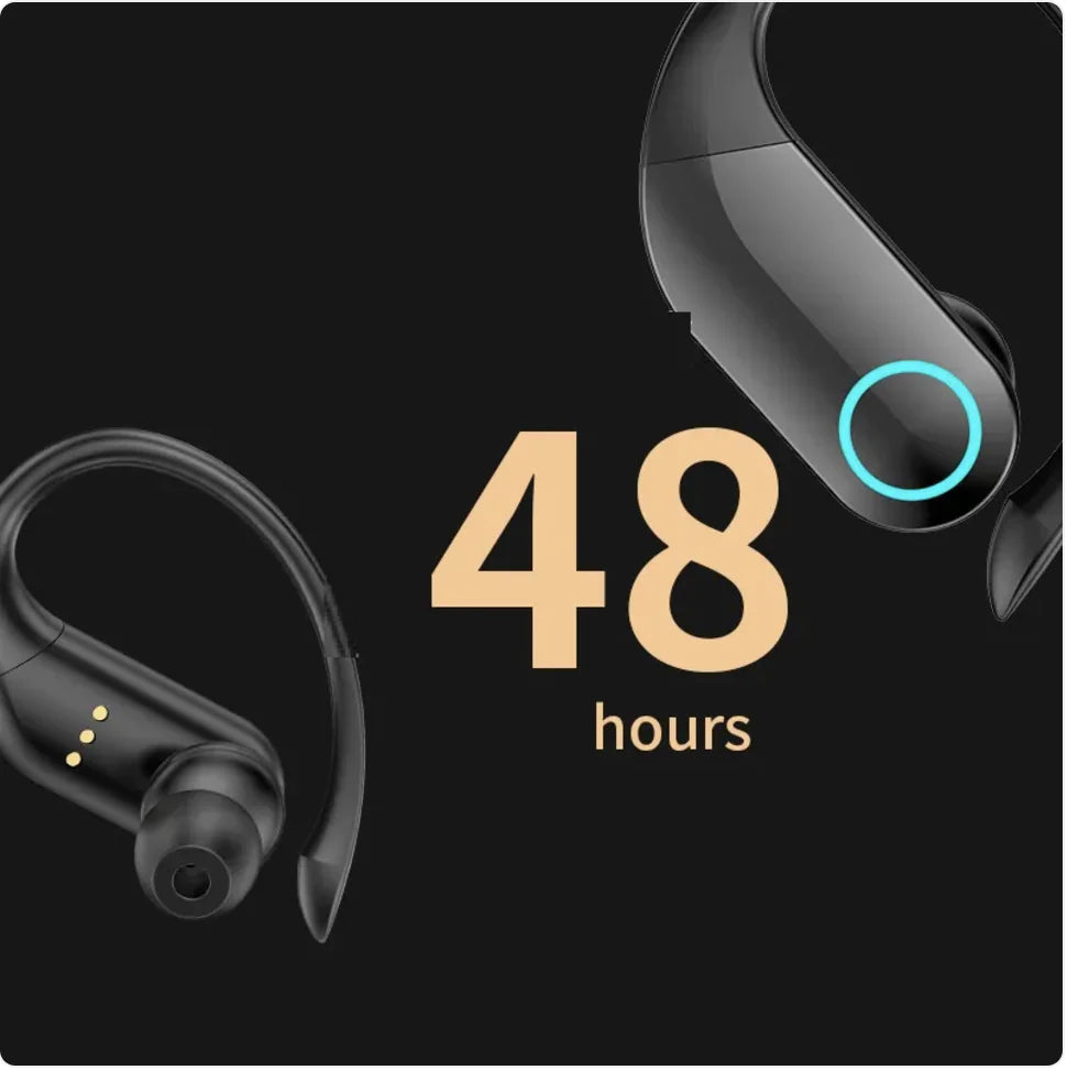 High-Power Bluetooth Sports Headset with Digital Display