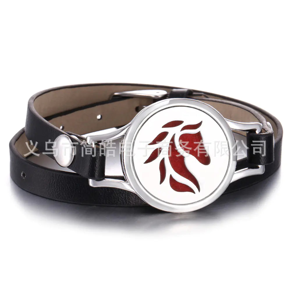 Essential Oil Diffuser Bracelet with Tree of Life Design