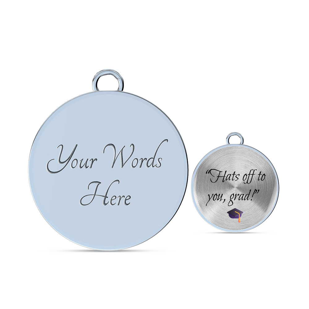 "Hats off to you, grad" Bracelet