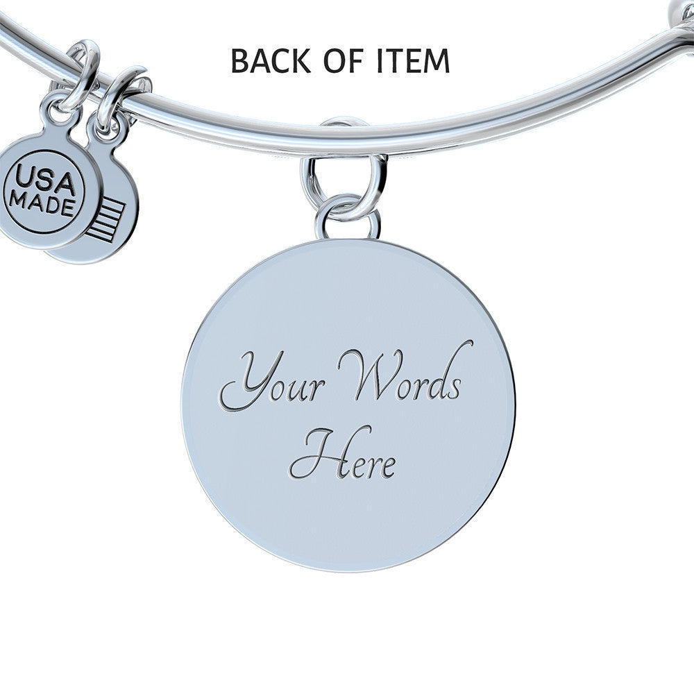 "Hats off to you, grad" Bracelet