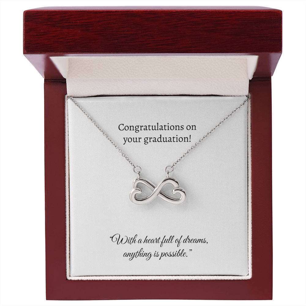 Graduation Heart Pendant Necklace
