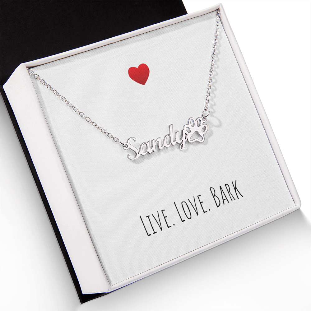 Live Love Bark Necklace