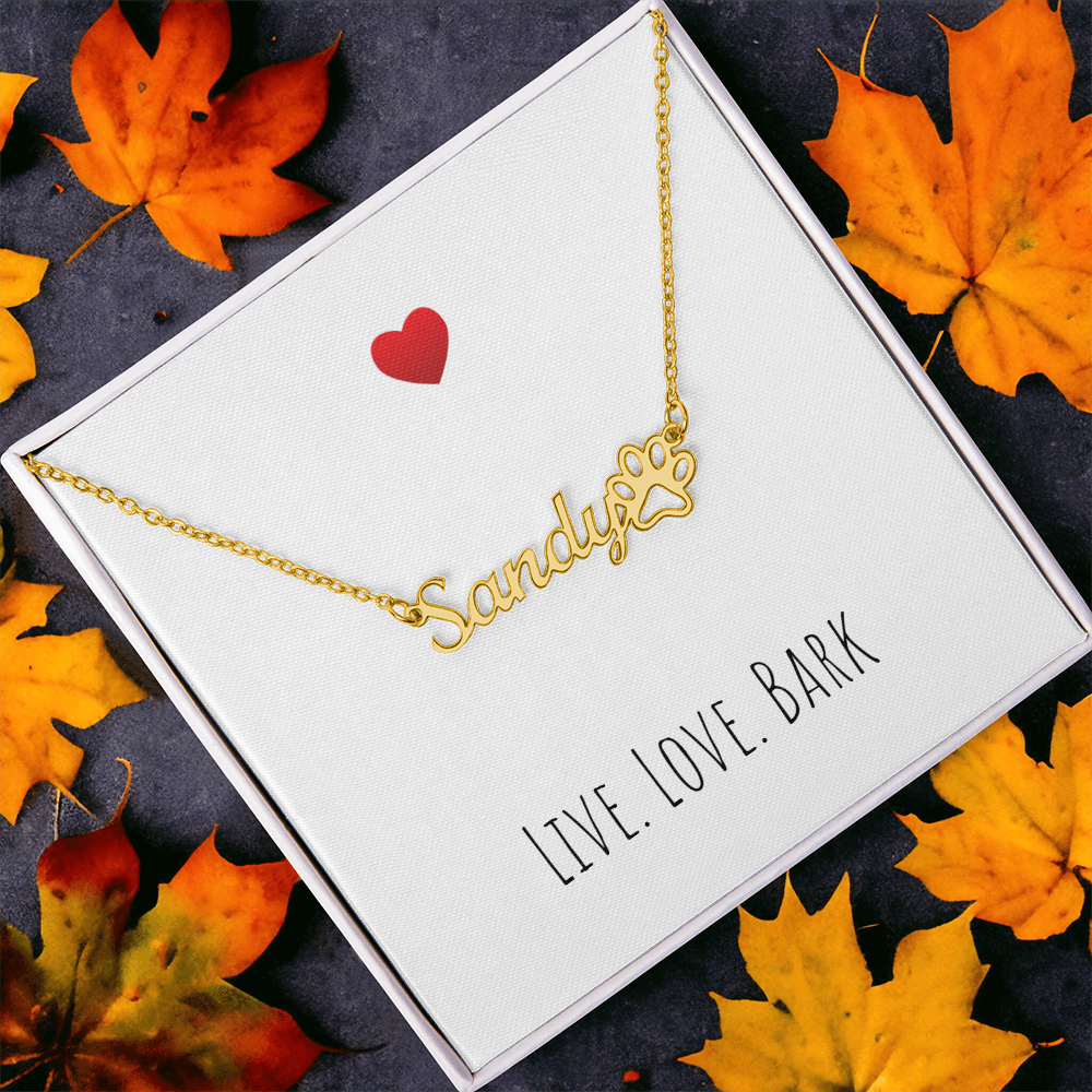 Live Love Bark Necklace