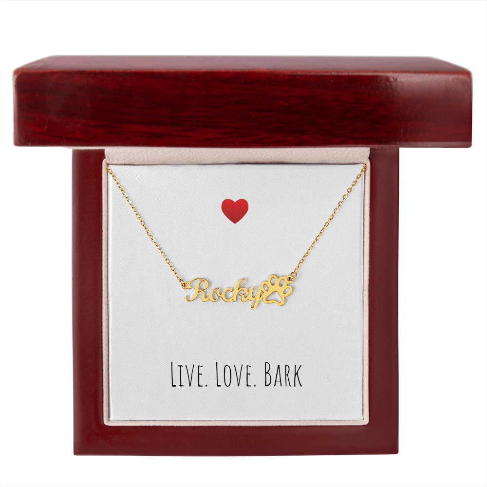 Live Love Bark Necklace