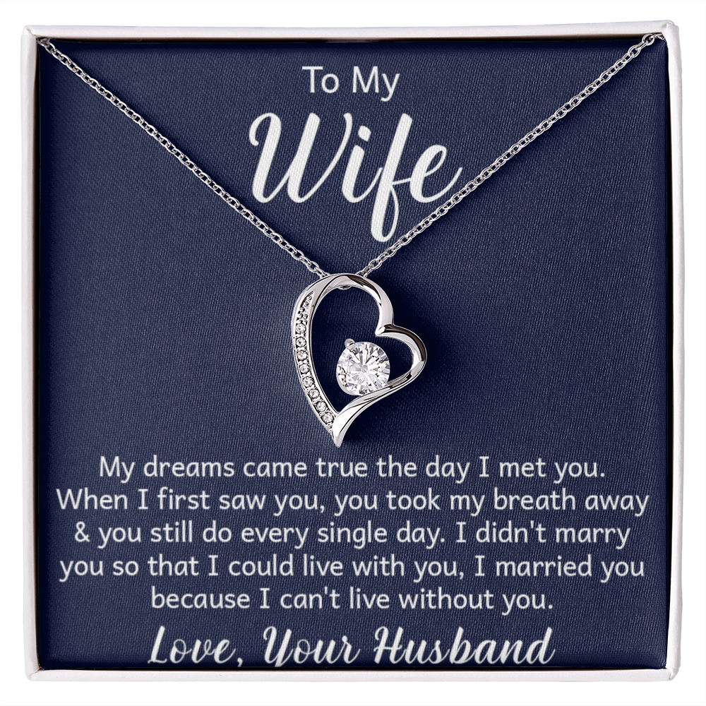 Heart Wife Love Necklace