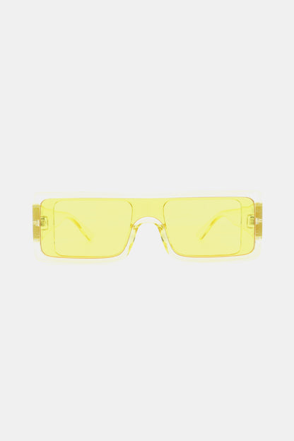 Polycarbonate Frame Rectangle Sunglasses