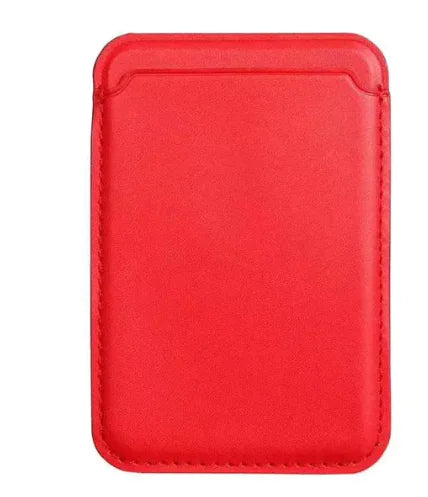 MagSafe Leather Card Case - Compatible with Apple, Magnetic Back Protective Case