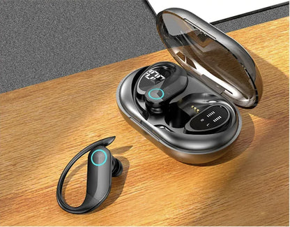 High-Power Bluetooth Sports Headset with Digital Display