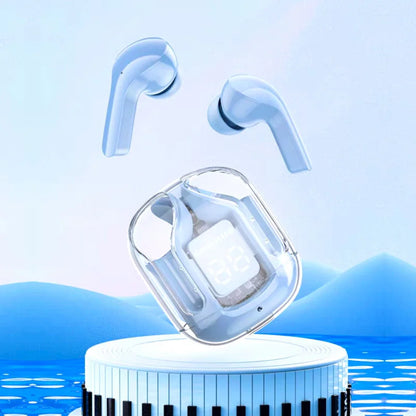 Transparent Space Capsule Bluetooth Earbuds