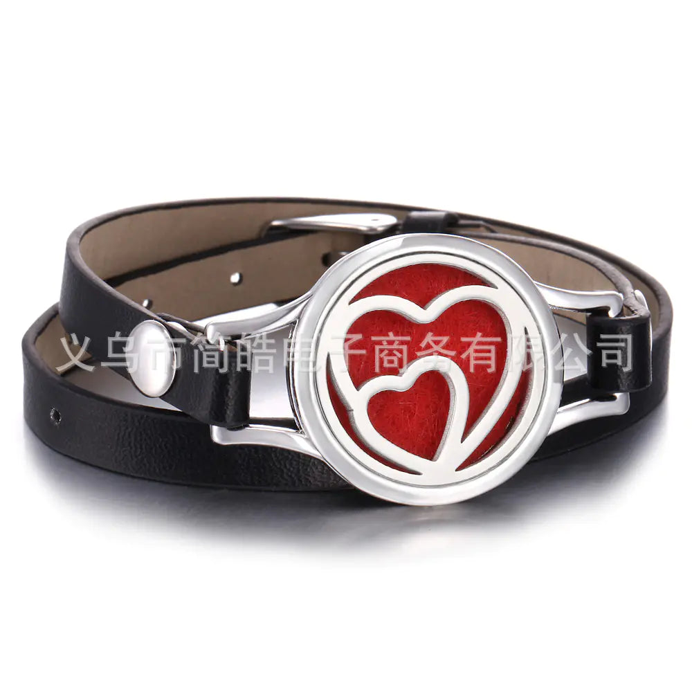 Essential Oil Diffuser Bracelet with Tree of Life Design