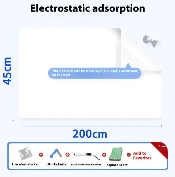 Whiteboard Wall Sticker