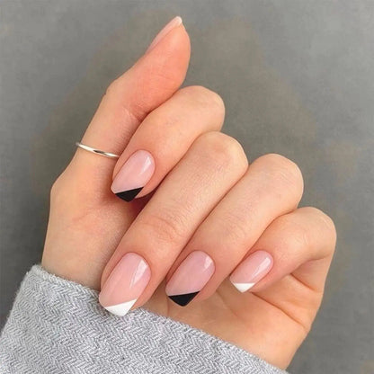 Short Ballet Wearable Fake Nails