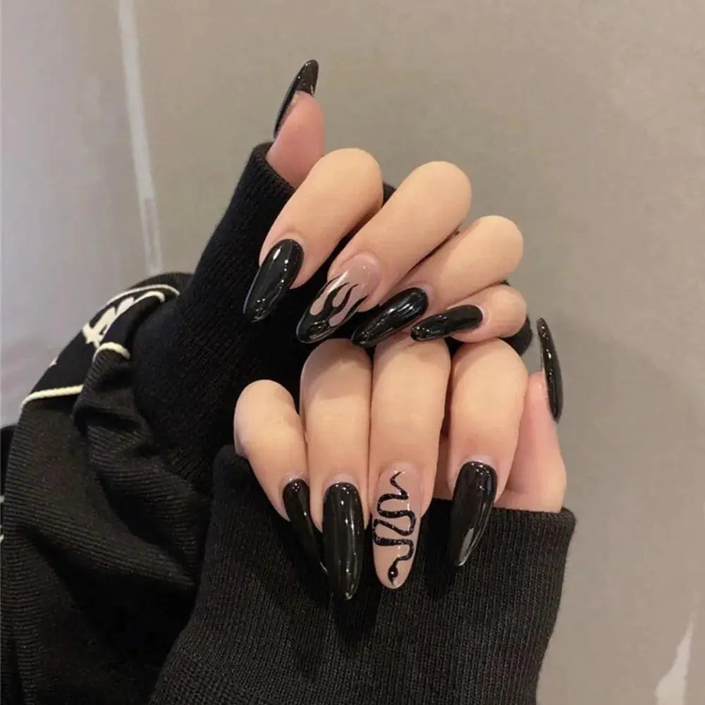 Short Ballet Wearable Fake Nails