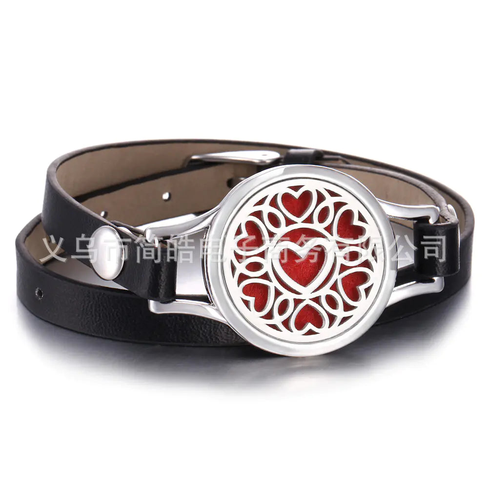 Essential Oil Diffuser Bracelet with Tree of Life Design