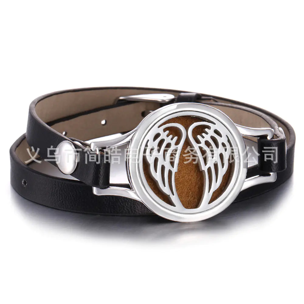 Essential Oil Diffuser Bracelet with Tree of Life Design